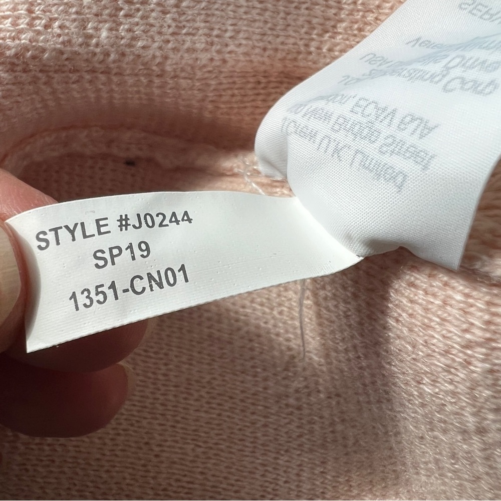 J.CREW 365 Sophie Open Front Knit Sweater Blazer Blush Pink Size Extra Small - Picture 6 of 13